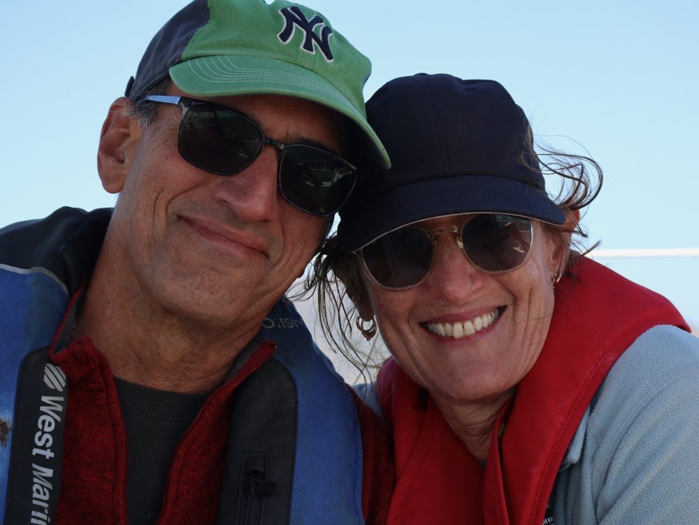 Michael and Lisa Iacovelli smiling together outdoors